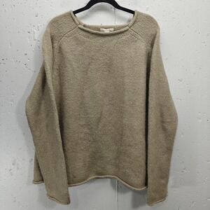 Grade & Gather Womens L Sweater‎ Beige Long Sleeve